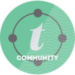 Turner Communiyt circle graphic | Community Service is one of Turner Technology's core values
