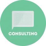 business consulting circle graphic | Turner Technology offers a variety of conslting services around business processes, leadership, sales and marketing